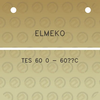 elmeko-tes-60-0-60c