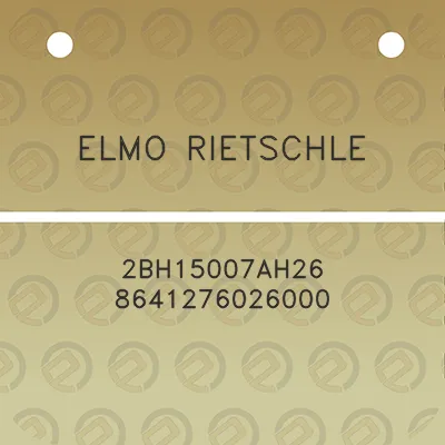 elmo-rietschle-2bh15007ah26-8641276026000