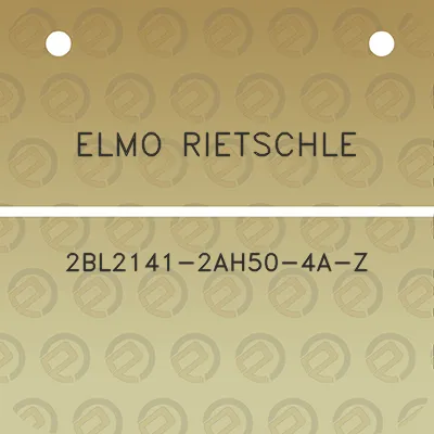 elmo-rietschle-2bl2141-2ah50-4a-z