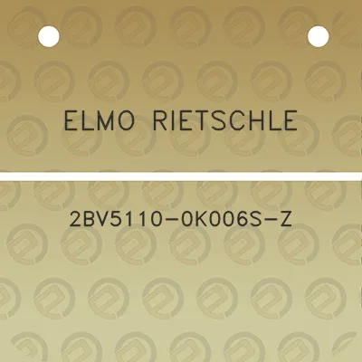 elmo-rietschle-2bv5110-0k006s-z