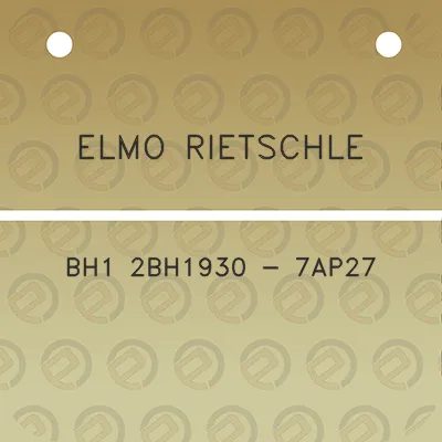 elmo-rietschle-bh1-2bh1930-7ap27