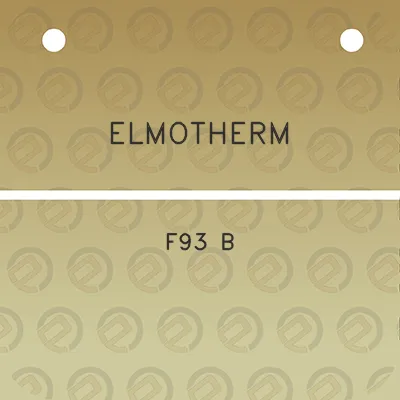 elmotherm-f93-b