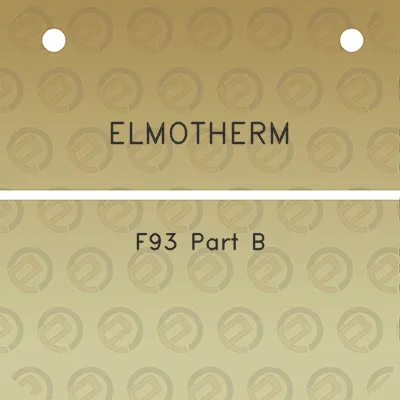 elmotherm-f93-part-b