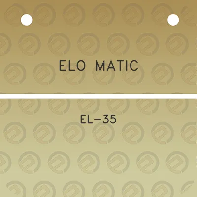 elo-matic-el-35