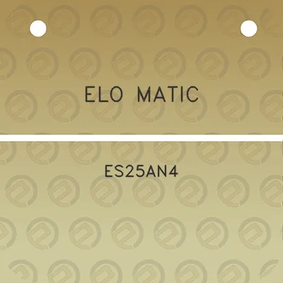 elo-matic-es25an4