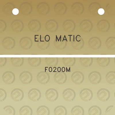 elo-matic-f0200m