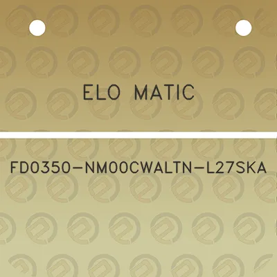 elo-matic-fd0350-nm00cwaltn-l27ska