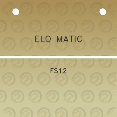 elo-matic-fs12