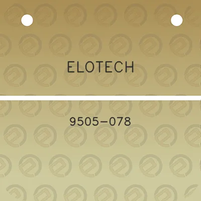 elotech-9505-078