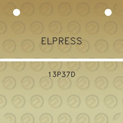 elpress-13p37d