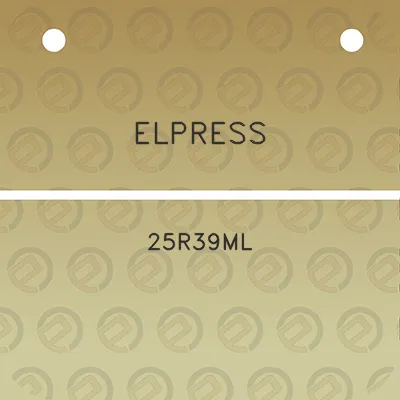 elpress-25r39ml