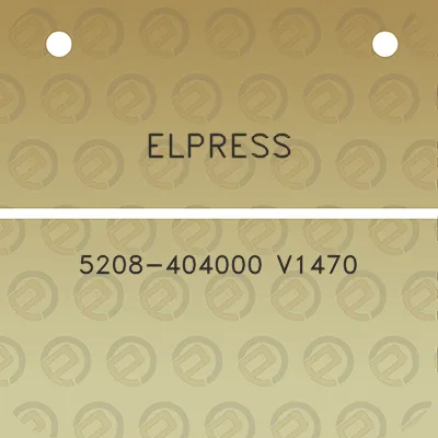 elpress-5208-404000-v1470