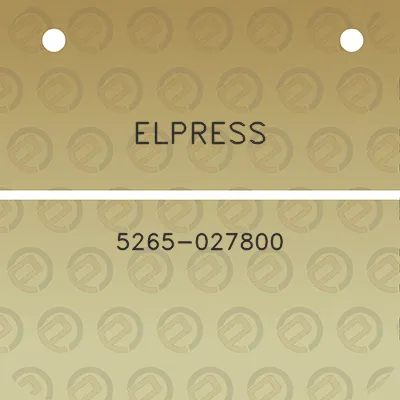 elpress-5265-027800