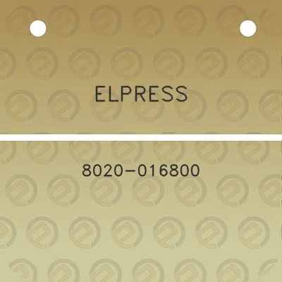 elpress-8020-016800