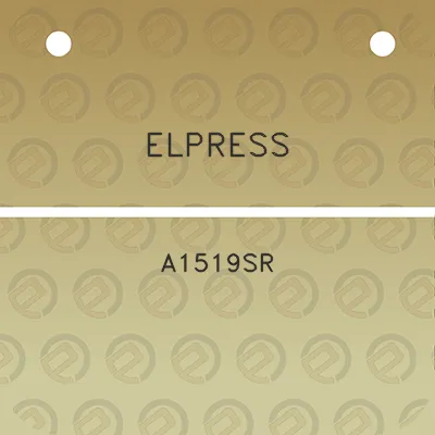 elpress-a1519sr