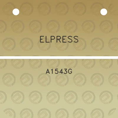 elpress-a1543g