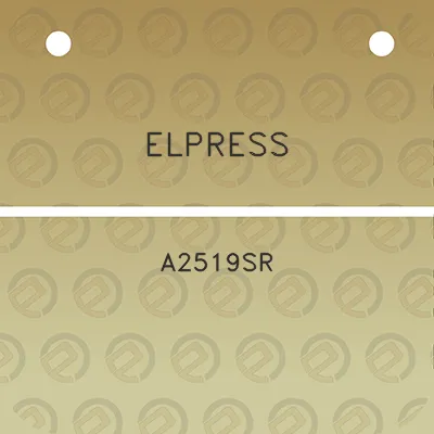 elpress-a2519sr