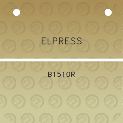 elpress-b1510r