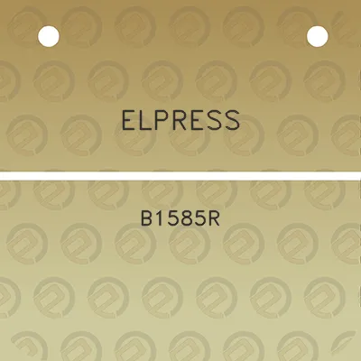 elpress-b1585r