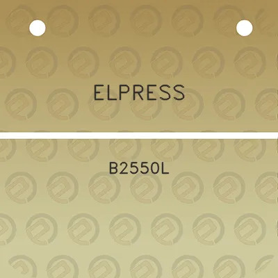 elpress-b2550l