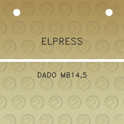 elpress-dado-mb145