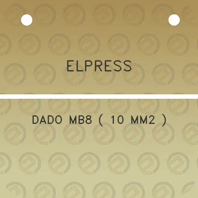 elpress-dado-mb8-10-mm2