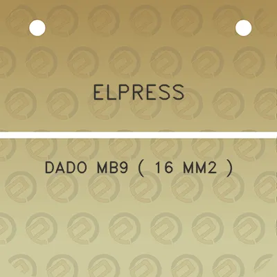 elpress-dado-mb9-16-mm2