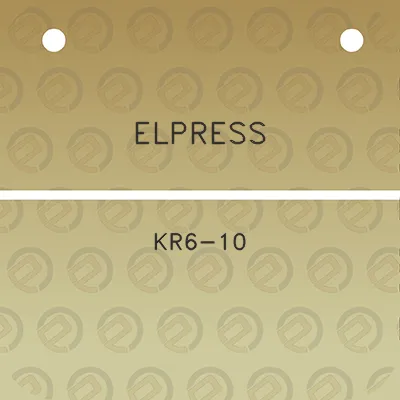 elpress-kr6-10