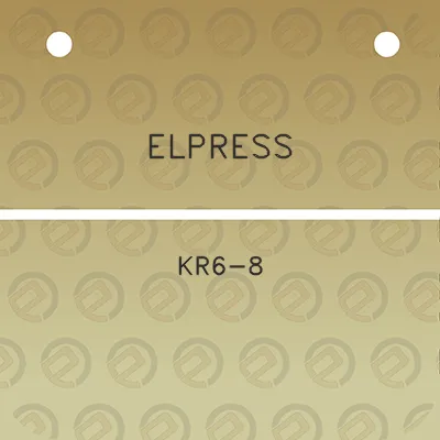 elpress-kr6-8