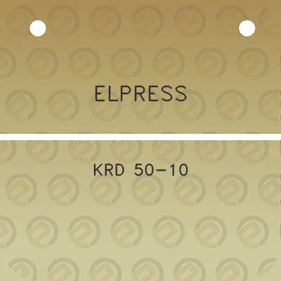 elpress-krd-50-10