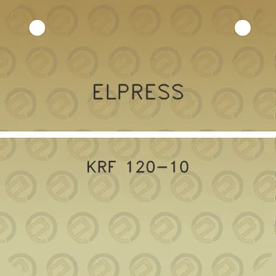 elpress-krf-120-10