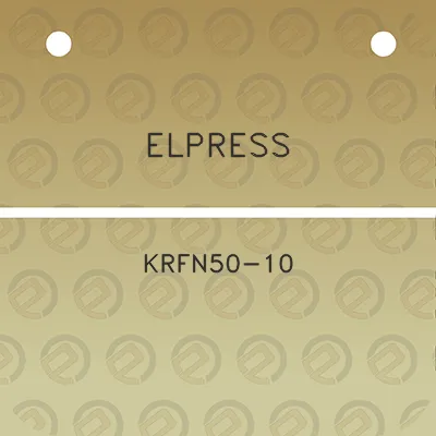 elpress-krfn50-10