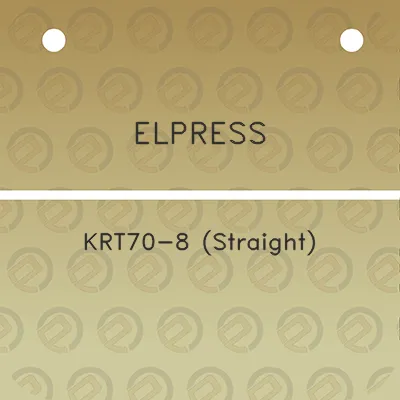 elpress-krt70-8-straight