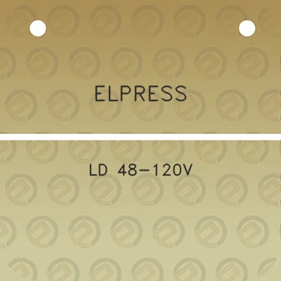 elpress-ld-48-120v