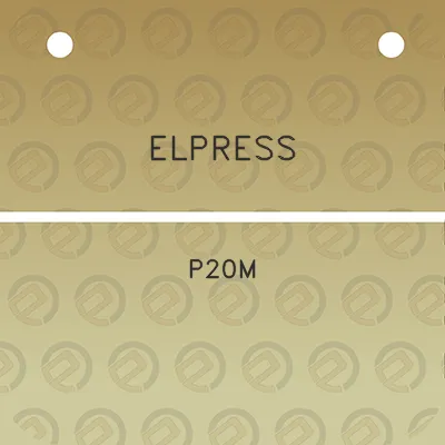 elpress-p20m