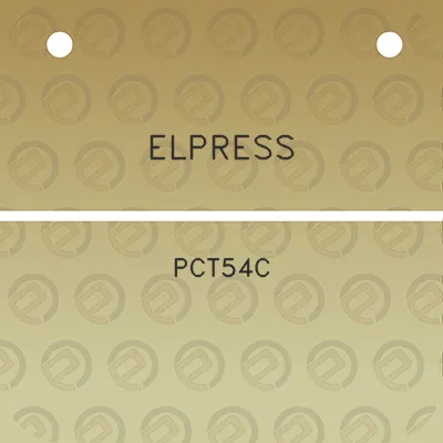 elpress-pct54c