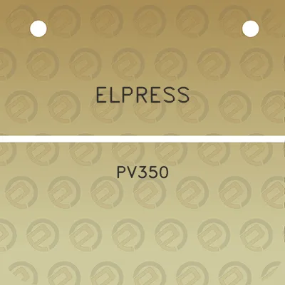 elpress-pv350