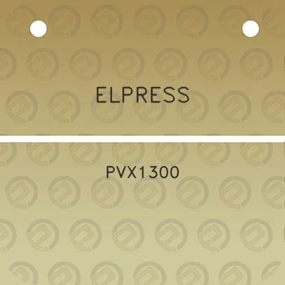 elpress-pvx1300