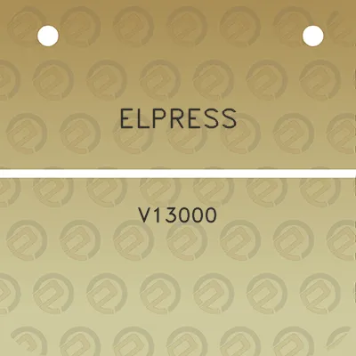 elpress-v13000