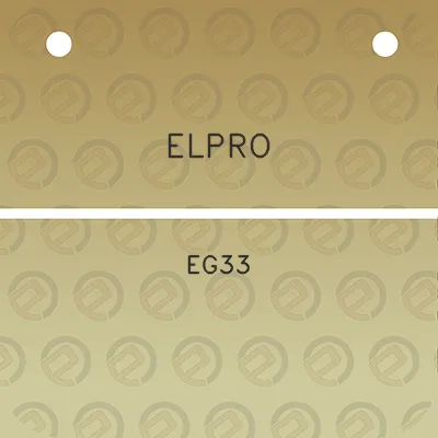 elpro-eg33