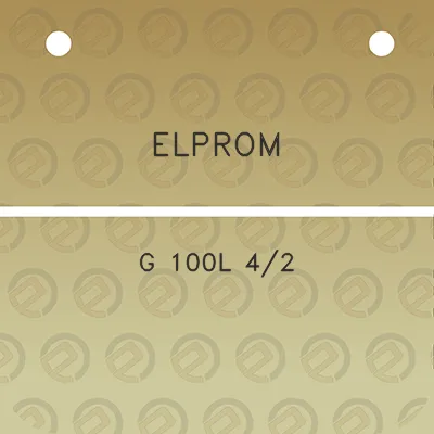 elprom-g-100l-42