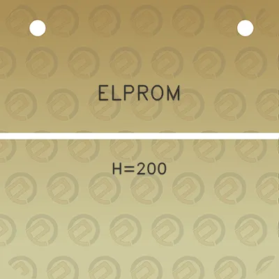 elprom-h200