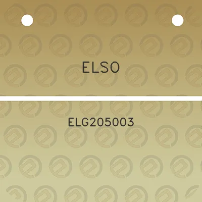 elso-elg205003