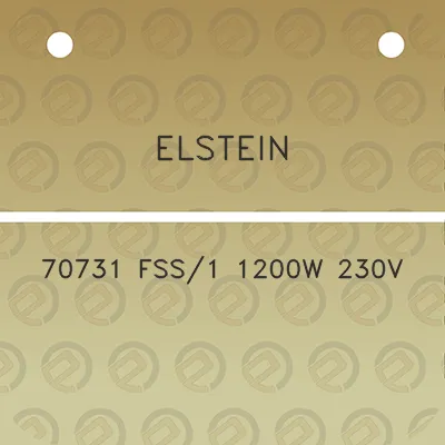 elstein-70731-fss1-1200w-230v