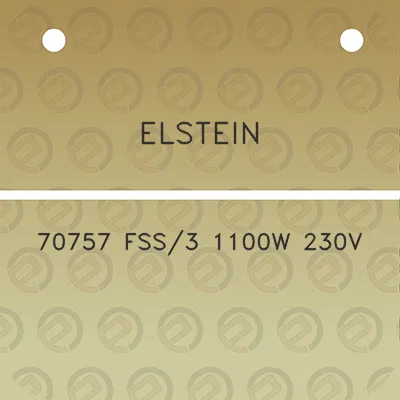 elstein-70757-fss3-1100w-230v