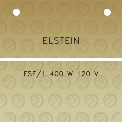 elstein-fsf1-400-w-120-v