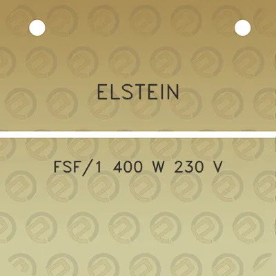 elstein-fsf1-400-w-230-v