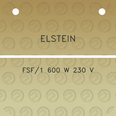 elstein-fsf1-600-w-230-v