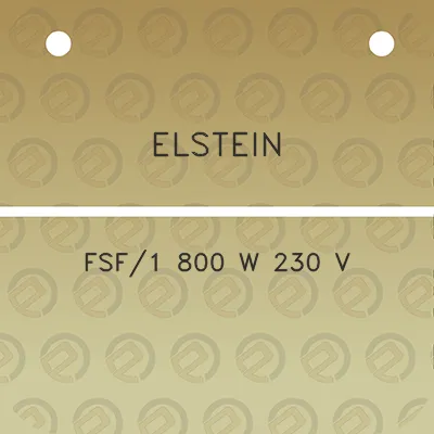 elstein-fsf1-800-w-230-v