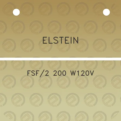 elstein-fsf2-200-w120v